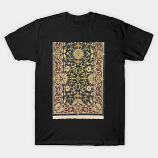 Floral Textile Rug Design by William Morris T-Shirt